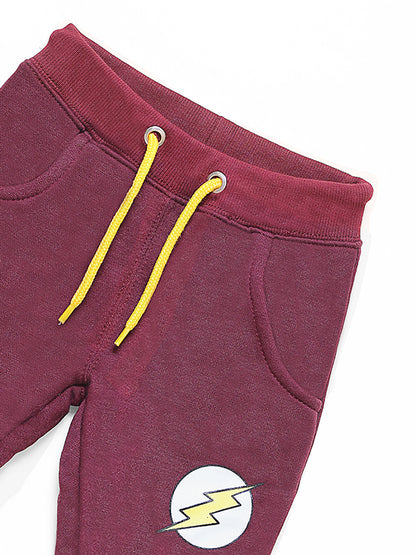 Flash Maroon Fleece Pajama