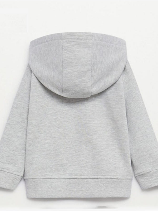 Light Grey Zipper Hoodie