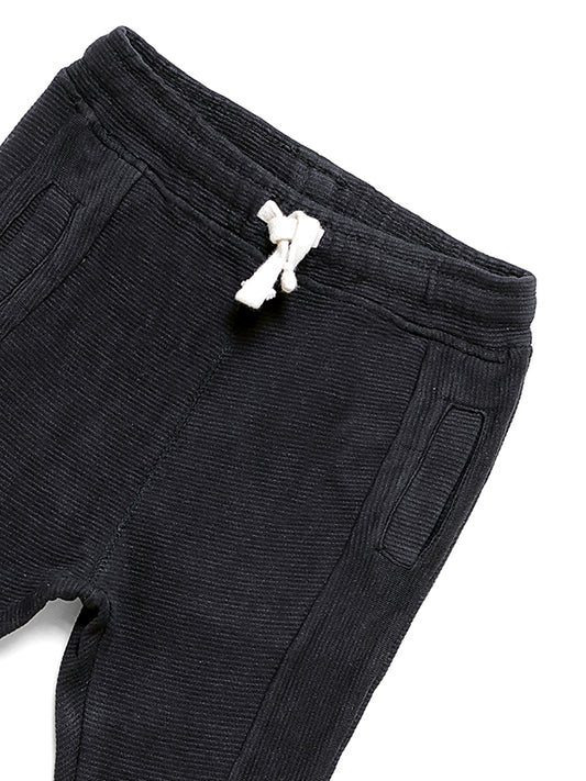 Zara Front Pocket Black Pajama