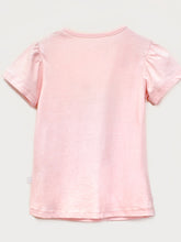 Load image into Gallery viewer, Be Good To The Planet - Fluffy Sleeves Powder Pink Tee
