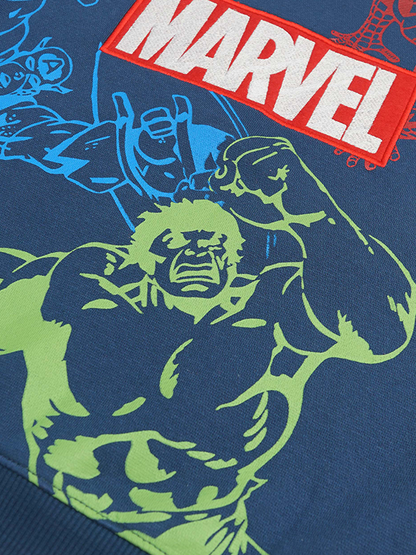 Marvel Fleece Sweat Shirt - 3D Graphic