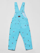 Load image into Gallery viewer, Denim Printed Dungaree Flamingo Graphic
