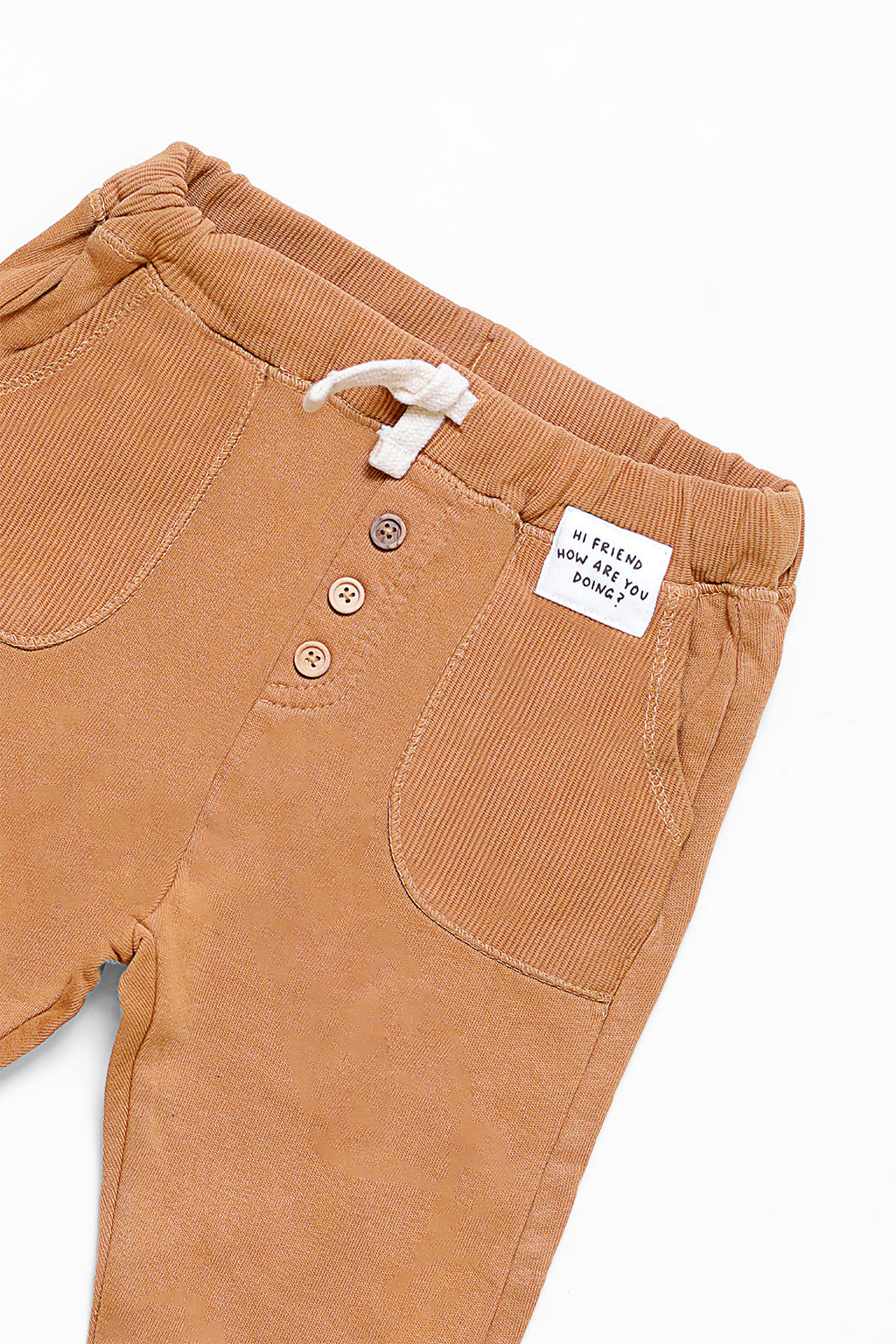 Infants Mustard Button Down Pajama