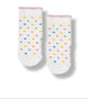 Multi in White Crew socks - P33