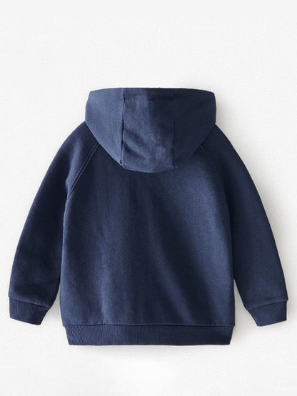 Endless Playtime Royal Blue Zipper Hoodie