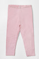 Infants Pink Polka Dot Fleece Ribbed Pajama