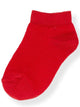 Basic Red Ankle Socks - P06
