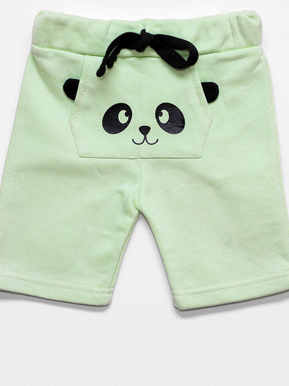 MANGO cotton short - Light Green