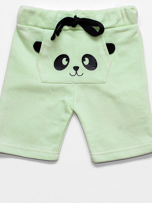 MANGO cotton short - Light Green