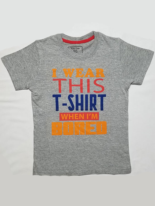 I wear this shirt When I’m Bored boys tee