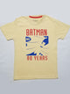 Batman yellow Boys tee