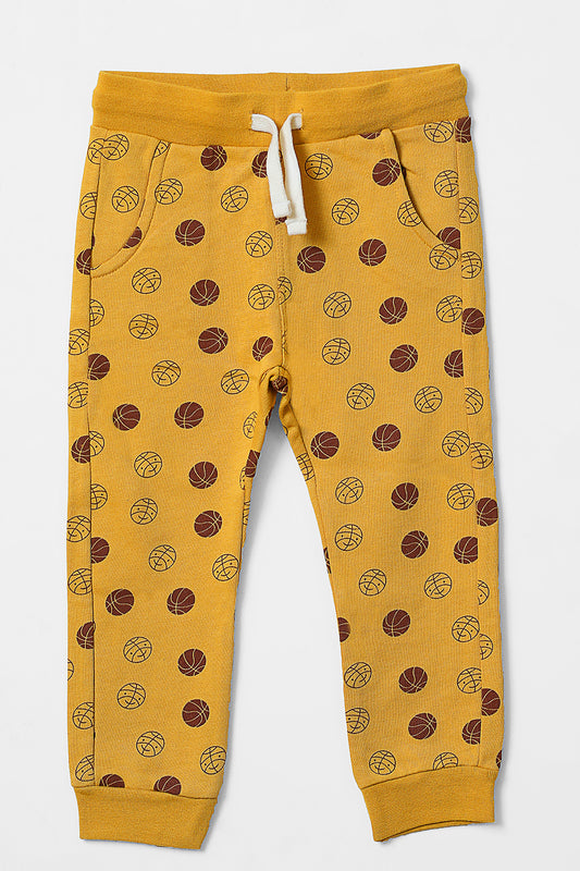 MANGO Yellow Ribbed Pajama