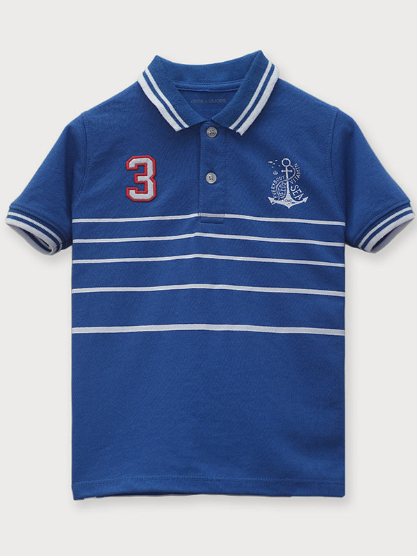 Boys Polo Shirt - Blue