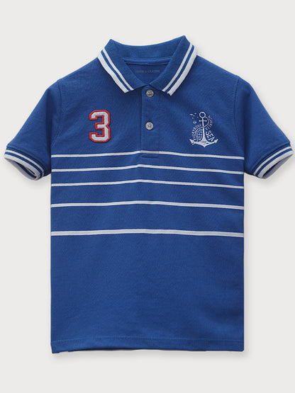 Boys Polo Shirt - Blue