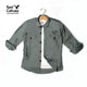 Full Sleeves Smart Casual Graphic Shirt - Classic Grey