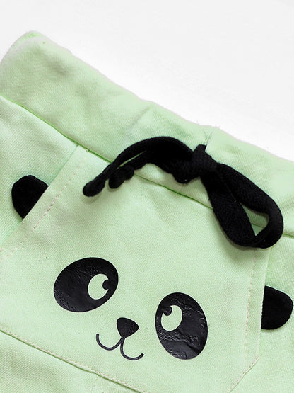 MANGO cotton short - Light Green