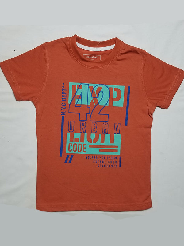Urban code 42 Orange boys tee