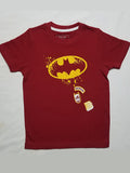 Batman boys maroon tee