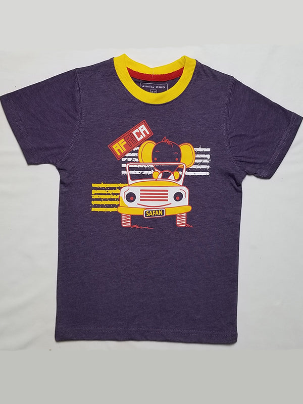 Africa Safari jeep boys tee