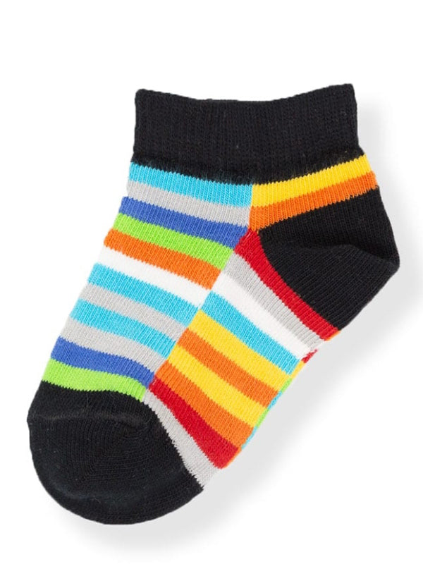 Rainbow wide lining Ankle Socks - P08