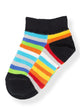 Rainbow wide lining Ankle Socks - P08