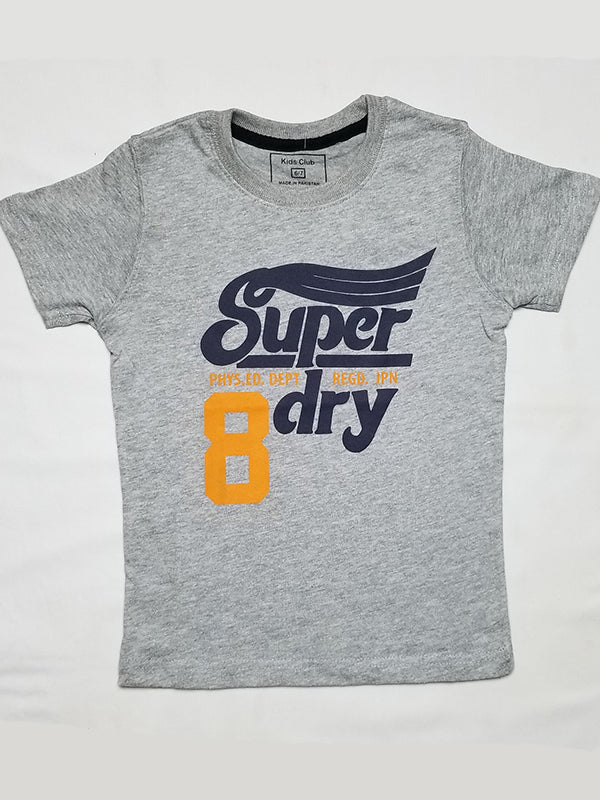 Super Dry boys grey Tee