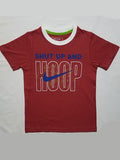 Hoop boys maroon tee