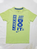 JUST do it boys green graphic tee