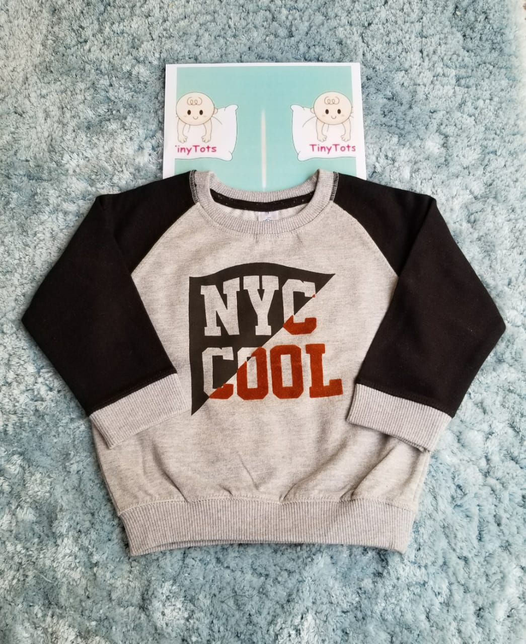 NYC Cool - Two Toned Sweat Shirt