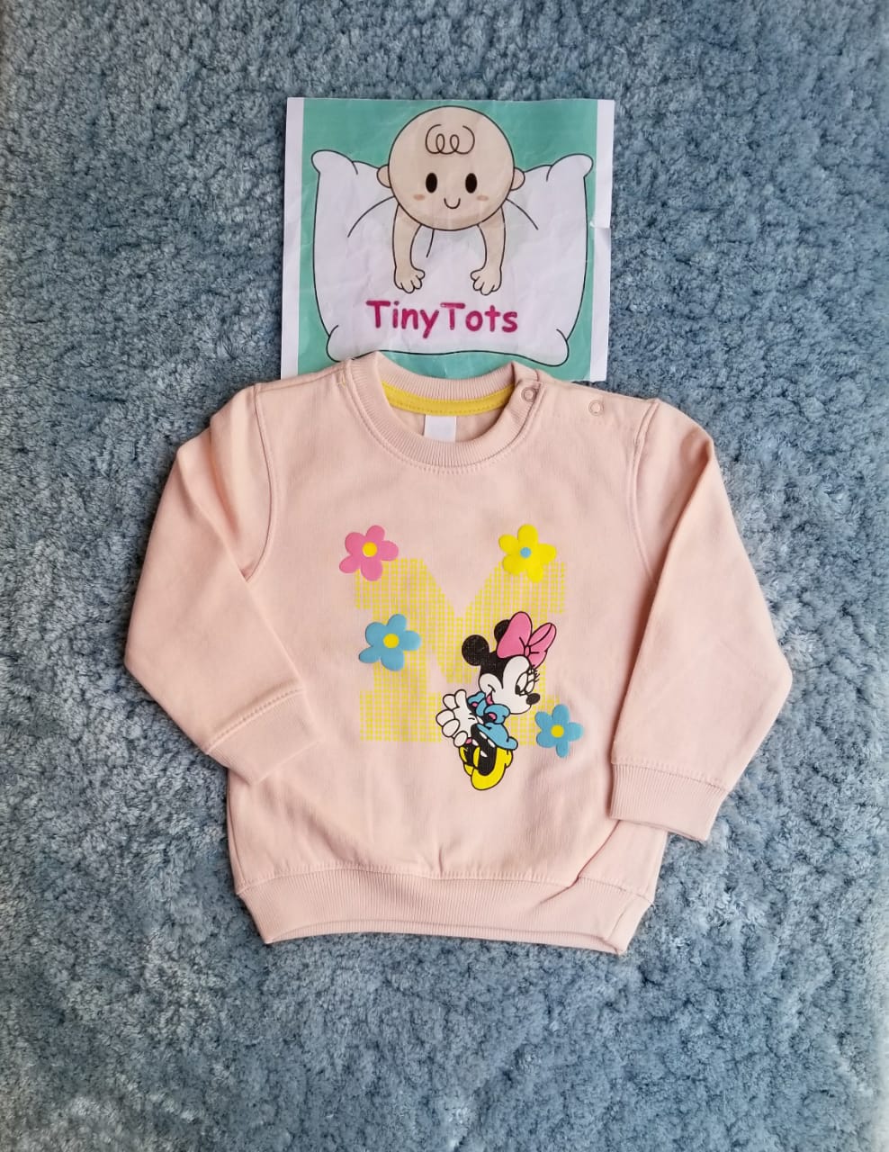 Infants Mini Mouse 3D Graphic Double Fleece Sweat Shirt