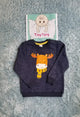 Boy In Snow Blue 3D Fleece Sweat Shirt