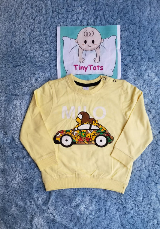 Milo Car Graphic Sweat Shirt