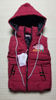 Sleeveless Puffer Jacket - Maroon