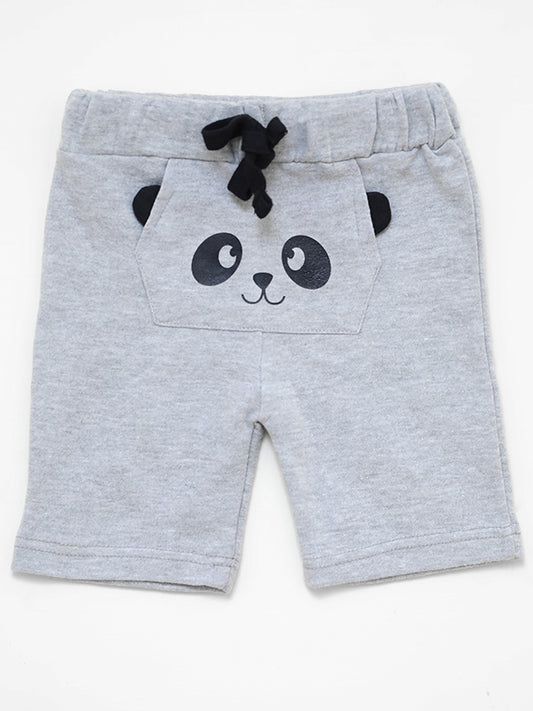 MANGO cotton short - GERY